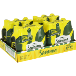 Savanna Angry Lemon 330ml (24)