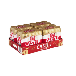 Castle Lager 500ml Cans (24)